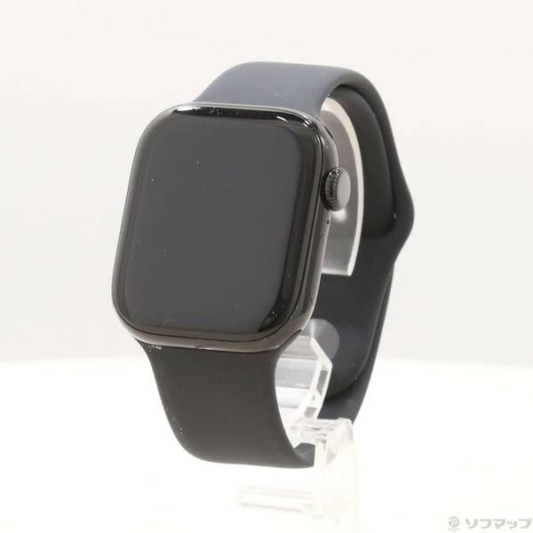 〔中古〕Apple(アップル) Apple Watch Series 10 GPS 42mm ジェットブラックアルミニウムケース ブラックスポーツバンド〔377-ud〕 | 