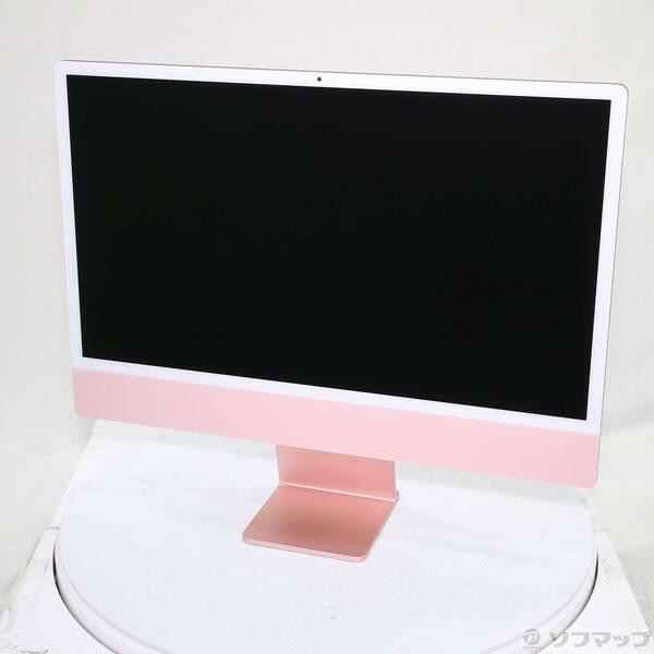〔中古〕Apple(アップル) iMac 24-inch Mid-2021 MJVA3J／A Apple M1 8コアCPU_7コアGPU 8GB SSD256GB ピンク 〔12.7 Monterey〕〔258-ud〕 | 