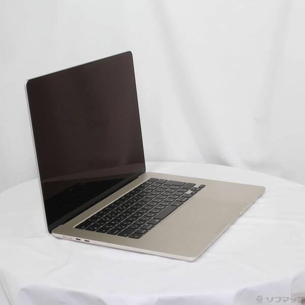 〔中古〕Apple(アップル) MacBook Air 15.3-inch Mid-2023 MQKU3J／A Apple M2 8コアCPU_10コアGPU 8GB SSD256GB スターライト 〔26.3 Tahoe〕〔377-ud〕 |  | 03