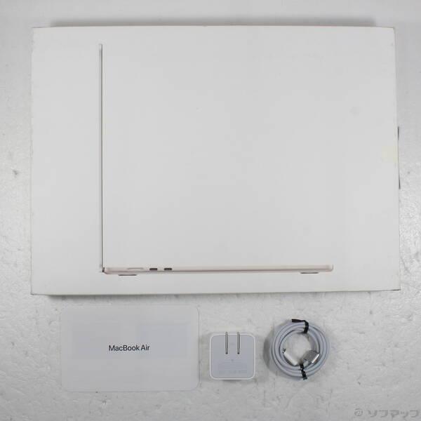 〔中古〕Apple(アップル) MacBook Air 15.3-inch Mid-2023 MQKU3J／A Apple M2 8コアCPU_10コアGPU 8GB SSD256GB スターライト 〔26.3 Tahoe〕〔377-ud〕 |  | 04
