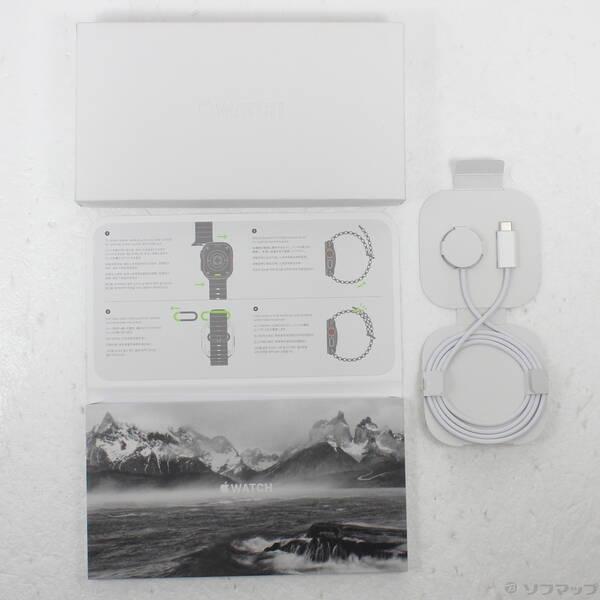〔中古〕Apple(アップル) Apple Watch Ultra 3 GPS + Cellular 49mm ナチュラルチタニウムケース アンカーブルーオーシャンバンド〔262-ud〕 |  | 04