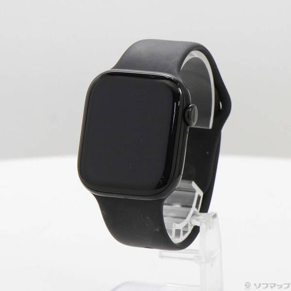 〔中古〕Apple(アップル) Apple Watch Series 10 GPS 42mm ジェットブラックアルミニウムケース ブラックスポーツバンド〔377-ud〕 | 