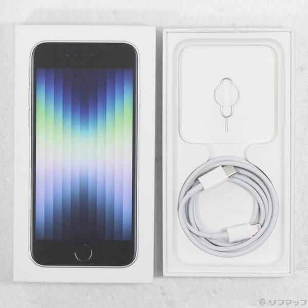 〔中古〕Apple(アップル) iPhone SE 第3世代 64GB スターライト MMYD3J／A SIMフリー〔198-ud〕 |  | 04