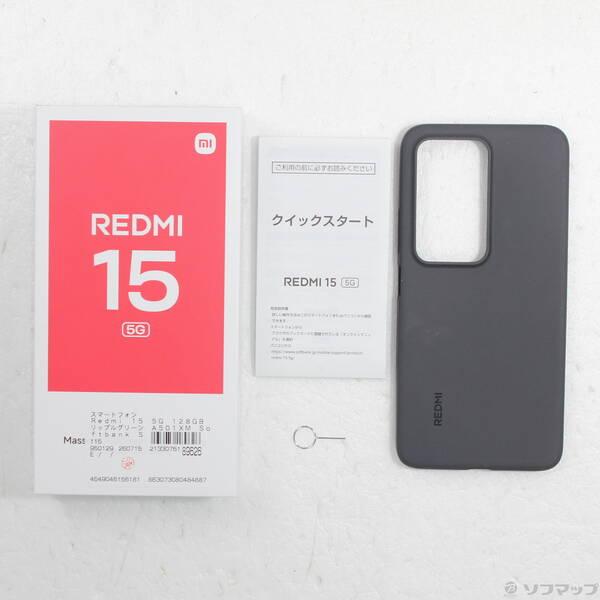 〔中古〕Xiaomi(シャオミ) Redmi 15 5G 128GB リップルグリーン A501XM Softbank SIMフリー〔348-ud〕 |  | 04