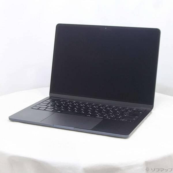 〔中古〕Apple(アップル) MacBook Air 13.6-inch Mid-2022 MLY43J／A Apple M2 8コアCPU_10コアGPU 8GB SSD512GB ミッドナイト 〔26.3 Tahoe〕〔258-ud〕 | 