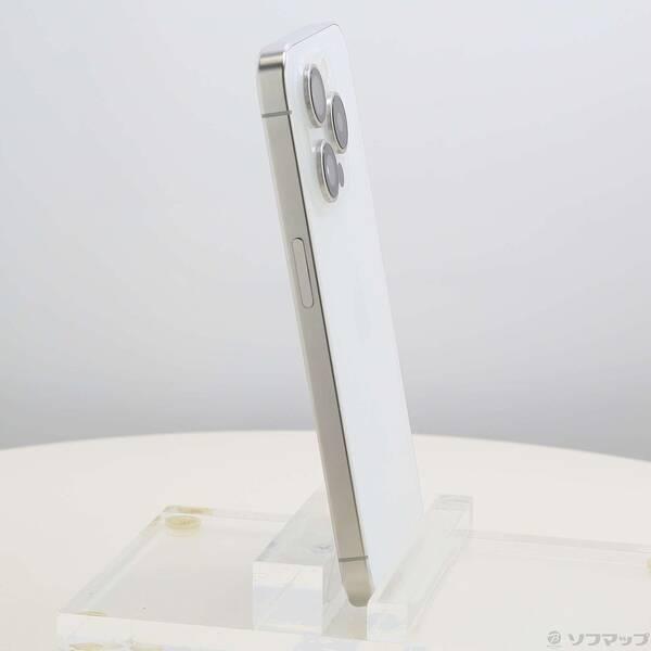 〔中古〕Apple(アップル) iPhone15 Pro 512GB ホワイトチタニウム MTUJ3J／A SIMフリー〔258-ud〕 |  | 03
