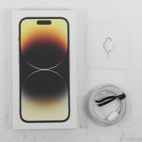 中古〕Apple(アップル) iPhone14 Pro 128GB ゴールド MQ073J／A SIM