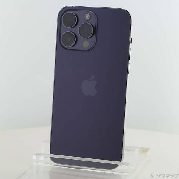 〔中古〕Apple(アップル) iPhone14 Pro Max 256GB ディープパープル MQ9E3J／A SIMフリー〔377-ud〕 | 