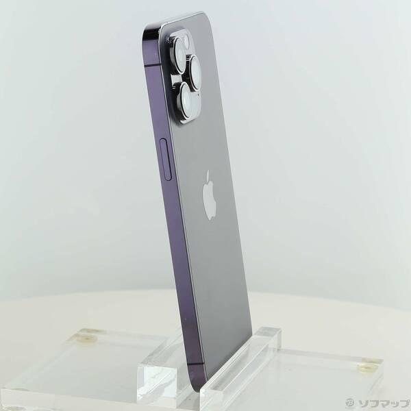 〔中古〕Apple(アップル) iPhone14 Pro Max 256GB ディープパープル MQ9E3J／A SIMフリー〔377-ud〕 |  | 03