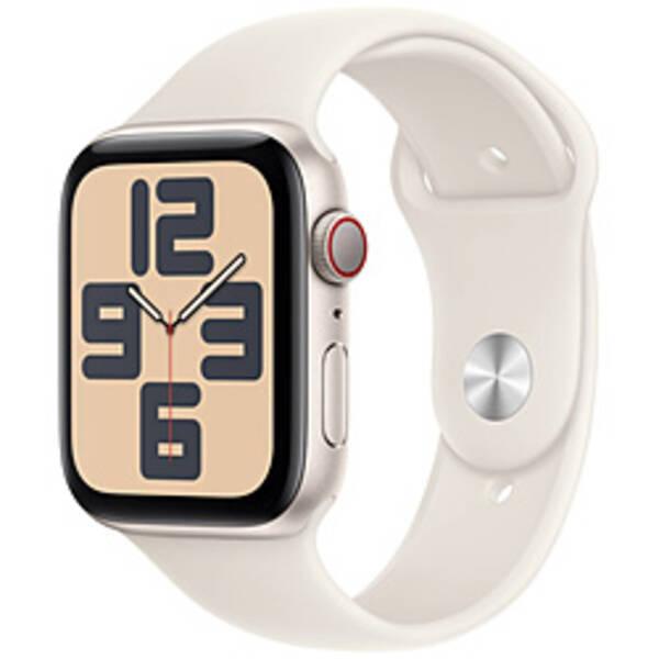 〔中古〕Apple(アップル) Apple Watch SE 第2世代 GPS + Cellular 44mm スターライトアルミニウムケース スターライトスポーツバンド〔377-ud〕 | 