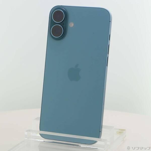 〔中古〕Apple(アップル) iPhone16 Plus 128GB ティール MXVF3J／A SIMフリー〔262-ud〕 | 