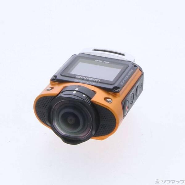 〔中古〕RICOH(リコー) WG-M2 OR オレンジ〔198-ud〕 | 
