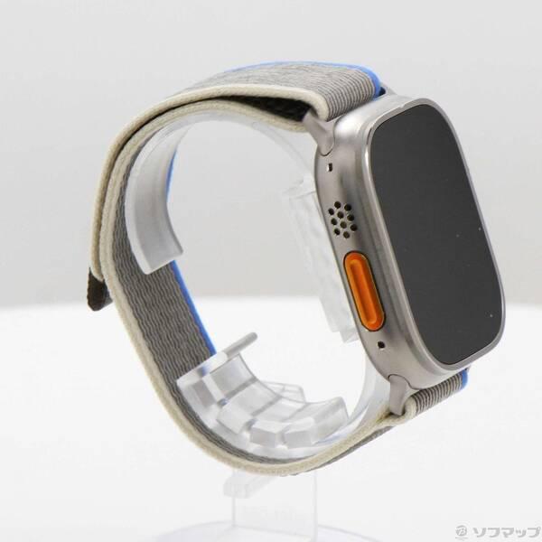 〔中古〕Apple(アップル) Apple Watch Ultra GPS + Cellular 49mm チタニウムケース ブルー／グレイトレイルループ〔377-ud〕 |  | 03