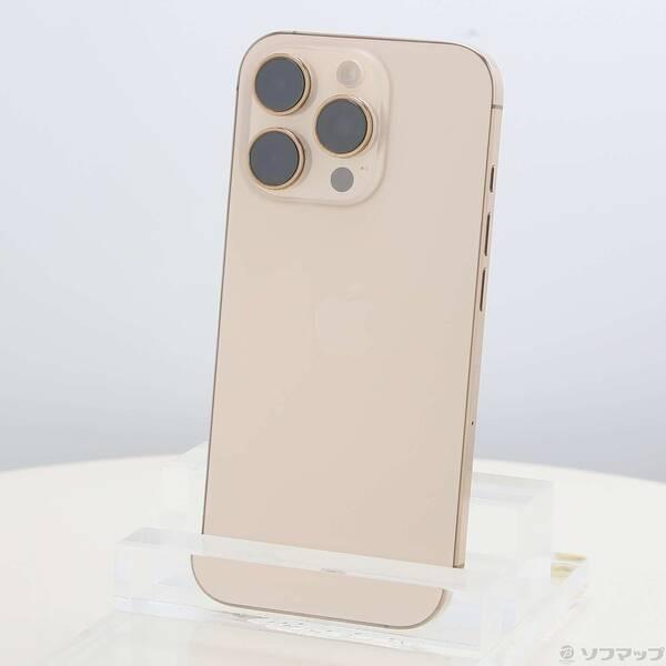 〔中古〕Apple(アップル) iPhone16 Pro 256GB デザートチタニウム MYN23J／A SIMフリー〔258-ud〕 | 
