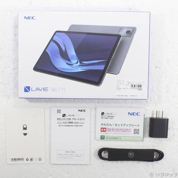〔中古〕NEC(エヌイーシー) LAVIE Tab T11 T1155／HAS 128GB ルナグレー PC-T1155HAS Wi-Fi〔297-ud〕 |  | 04