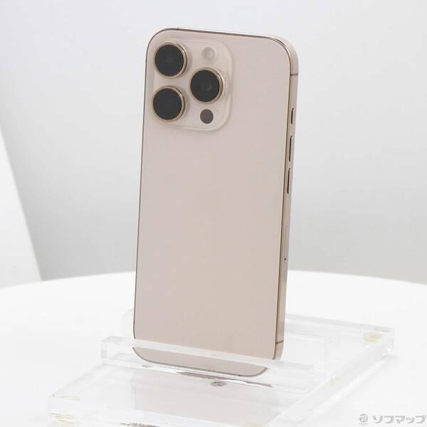 〔中古〕Apple(アップル) iPhone16 Pro 256GB デザートチタニウム MYN23J／A SIMフリー〔349-ud〕 | 