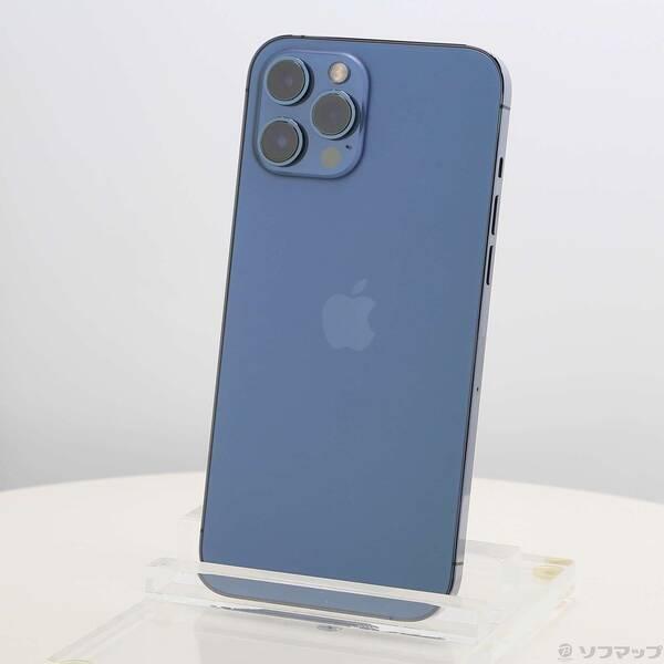 〔中古〕Apple(アップル) iPhone12 Pro Max 128GB パシフィックブルー MGCX3J／A SIMフリー〔198-ud〕 | 