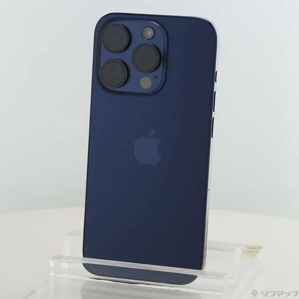 〔中古〕Apple(アップル) iPhone15 Pro 128GB ブルーチタニウム MTUA3J／A SIMフリー〔196-ud〕 | 
