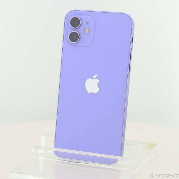 〔中古〕Apple(アップル) iPhone12 128GB パープル MJNJ3J／A SIMフリー〔305-ud〕 | 
