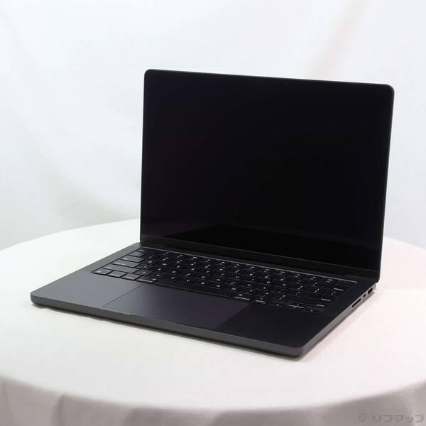 〔中古〕MacBook Pro 14.2-inch Late-2023 MRX43J／A Apple M3 Pro 12コアCPU_18コアGPU 18GB SSD512GB スペースブラック 〔26.3 Tahoe〕〔258-ud〕 | 