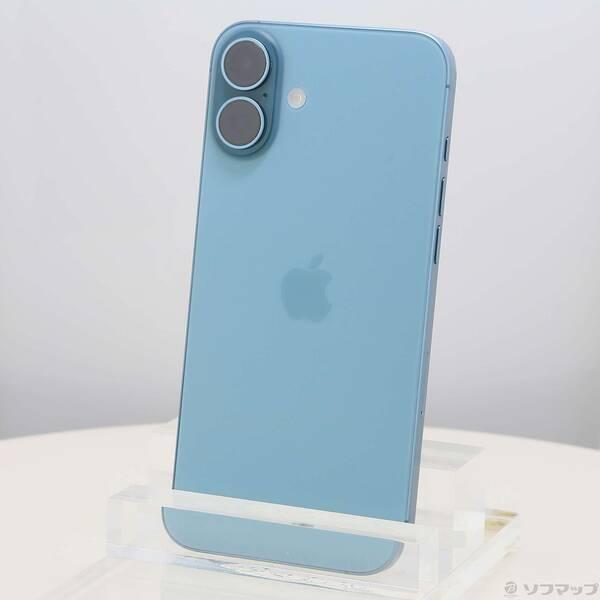 〔中古〕Apple(アップル) iPhone16 Plus 256GB ティール MXVL3J／A SIMフリー〔377-ud〕 | 