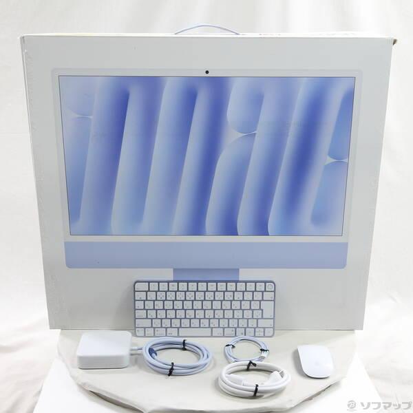 〔中古〕Apple(アップル) iMac 24-inch Late-2024 MWV13J／ACTO Apple M5 10コアCPU_10コアGPU 16GB SSD256GB ブルー 〔macOS v26.6.1〕〔262-ud〕 |  | 04