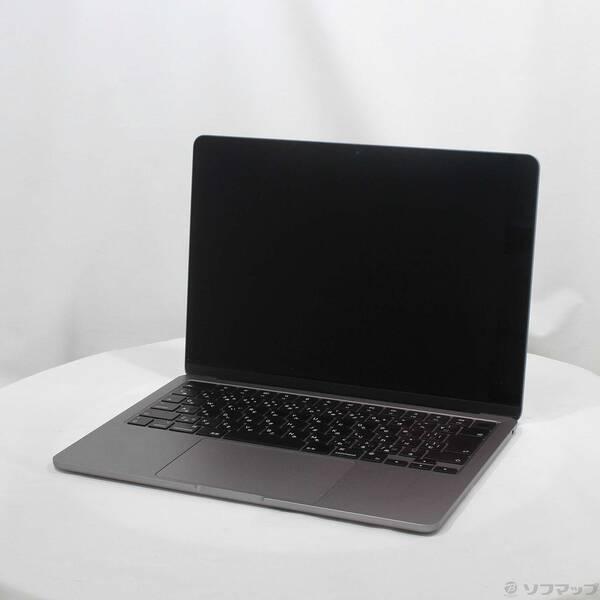 〔中古〕Apple(アップル) MacBook Air 13.6-inch Mid-2022 MLXW3J／A Apple M2 8コアCPU_8コアGPU 16GB SSD256GB スペースグレイ 〔26.3 Tahoe〕〔258-ud〕 | 