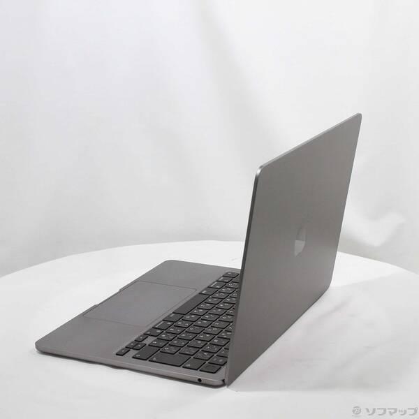 〔中古〕Apple(アップル) MacBook Air 13.6-inch Mid-2022 MLXW3J／A Apple M2 8コアCPU_8コアGPU 16GB SSD256GB スペースグレイ 〔26.1 Tahoe〕〔344-ud〕 |  | 01
