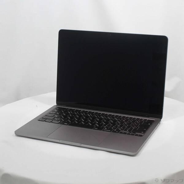 〔中古〕Apple(アップル) MacBook Air 13.6-inch Mid-2022 MLXW3J／A Apple M2 8コアCPU_8コアGPU 16GB SSD256GB スペースグレイ 〔26.3 Tahoe〕〔377-ud〕 | 
