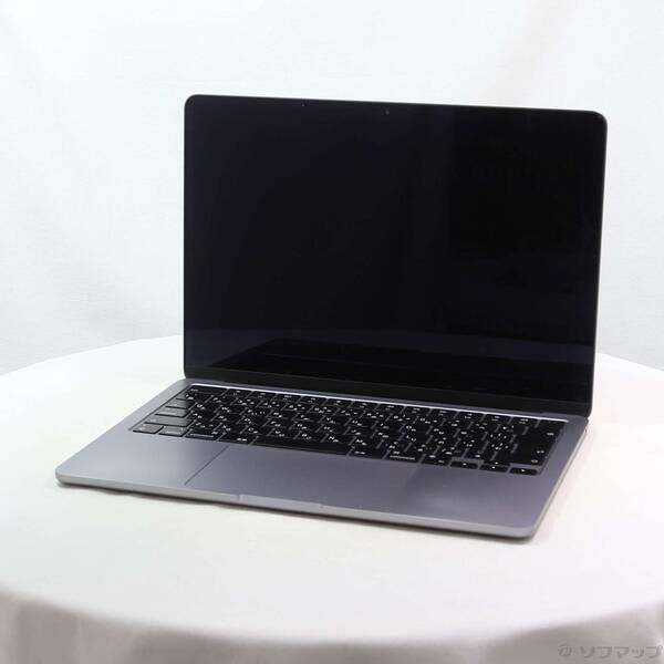 〔中古〕Apple(アップル) MacBook Air 13.6-inch Mid-2022 MLXW3J／A Apple M2 8コアCPU_8コアGPU 16GB SSD256GB スペースグレイ 〔26.3 Tahoe〕〔377-ud〕 | 