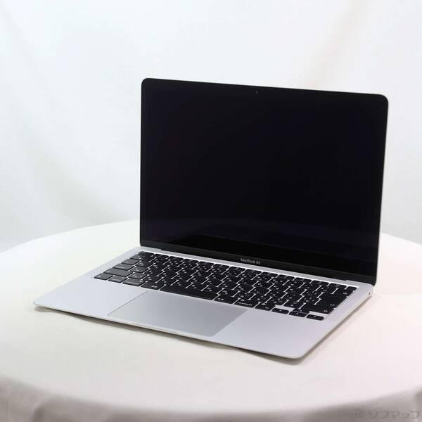 〔中古〕Apple(アップル) MacBook Air 13.3-inch Late-2020 MGN93J／A Apple M1 8コアCPU_7コアGPU 8GB SSD256GB シルバー 〔26.3 Tahoe〕〔258-ud〕 | 
