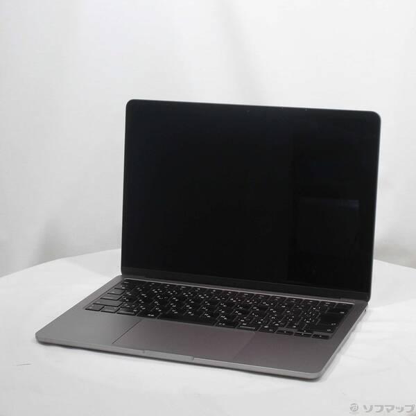 〔中古〕Apple(アップル) MacBook Air 13.6-inch Mid-2022 MLXX3J／A Apple M2 8コアCPU_10コアGPU 16GB SSD512GB スペースグレイ 〔26.3 Tahoe〕〔258-ud〕 | 