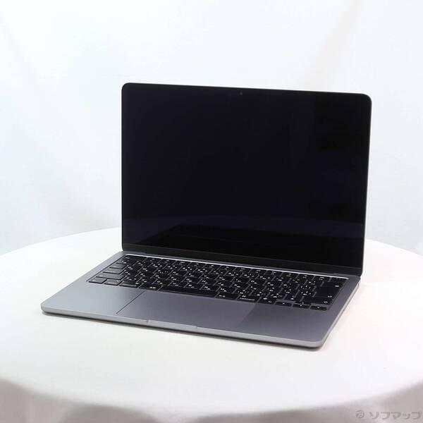 〔中古〕Apple(アップル) MacBook Air 13.6-inch Mid-2022 MLXW3J／A Apple M2 8コアCPU_8コアGPU 16GB SSD256GB スペースグレイ 〔26.3 Tahoe〕〔377-ud〕 | 