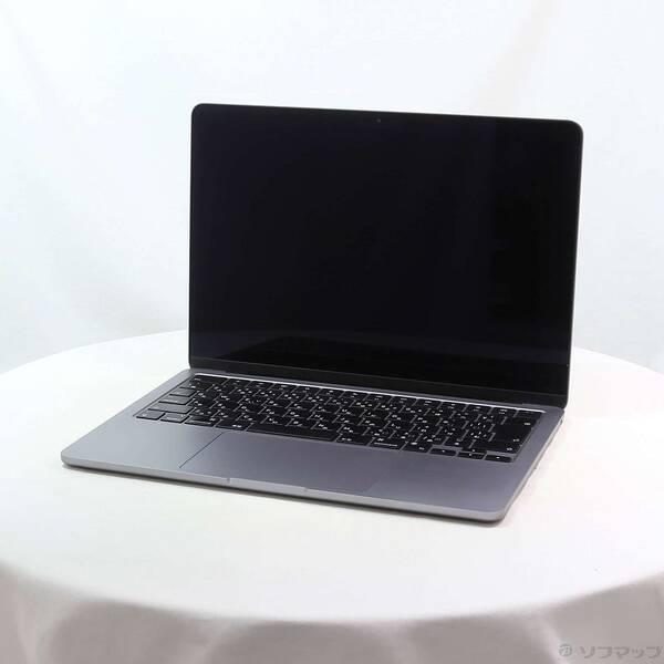 〔中古〕Apple(アップル) MacBook Air 13.6-inch Mid-2022 MLXW3J／A Apple M2 8コアCPU_8コアGPU 16GB SSD256GB スペースグレイ 〔26.3 Tahoe〕〔344-ud〕 | 