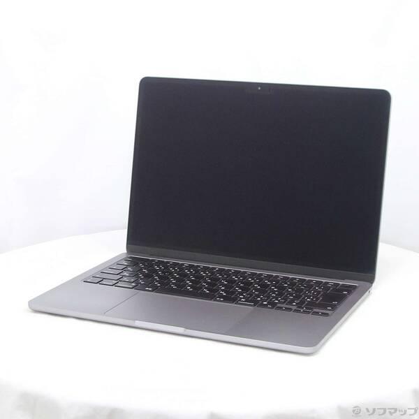 〔中古〕Apple(アップル) MacBook Air 13.6-inch Mid-2022 MLXW3J／A Apple M2 8コアCPU_8コアGPU 16GB SSD256GB スペースグレイ 〔26.3 Tahoe〕〔377-ud〕 | 