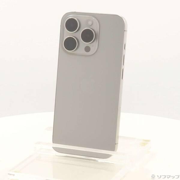 〔中古〕Apple(アップル) iPhone15 Pro 256GB ナチュラルチタニウム MTUF3J／A SIMフリー〔368-ud〕 | 