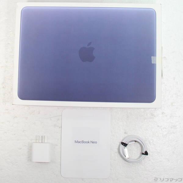〔中古〕Apple(アップル) MacBook Neo 13-inch Early-2026 MHFF4J／A Apple A18 Pro 6コアCPU_5コアGPU 8GB SSD256GB インディゴ 〔26.3 Tahoe〕〔305-ud〕 |  | 04