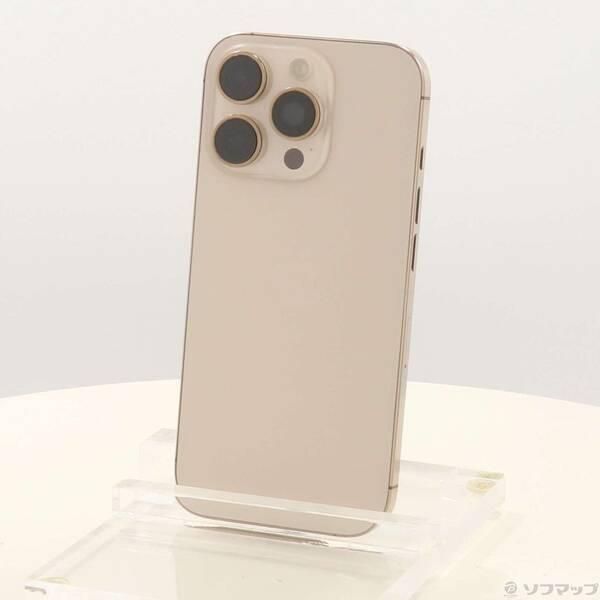 〔中古〕Apple(アップル) iPhone16 Pro 128GB デザートチタニウム MYMX3J／A SIMフリー〔348-ud〕 | 