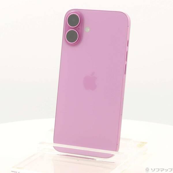 〔中古〕Apple(アップル) iPhone16 Plus 256GB ピンク MXVJ3J／A SIMフリー〔349-ud〕 | 