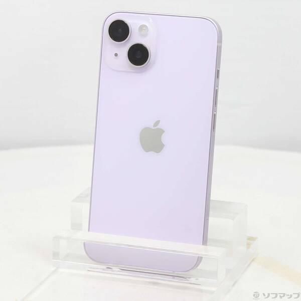 〔中古〕Apple(アップル) iPhone14 128GB パープル MPUY3J／A SIMフリー〔258-ud〕 | 