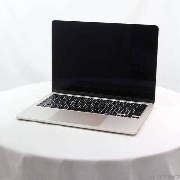 〔中古〕Apple(アップル) MacBook Air 13.6-inch Mid-2022 MLY13J／A Apple M2 8コアCPU_8コアGPU 8GB SSD256GB スターライト 〔26.3 Tahoe〕〔352-ud〕 | 