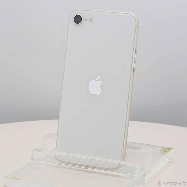 〔中古〕Apple(アップル) iPhone SE 第3世代 64GB スターライト MMYD3J／A SIMフリー〔377-ud〕 | 