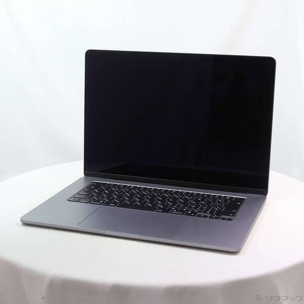 〔中古〕Apple(アップル) MacBook Air 15.3-inch Mid-2023 MQKQ3J／A Apple M2 8コアCPU_10コアGPU 8GB SSD512GB スペースグレイ 〔26.3 Tahoe〕〔258-ud〕 | 