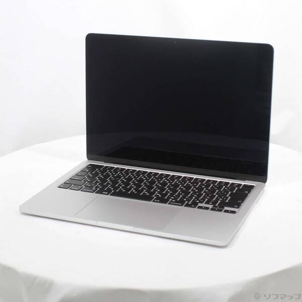 〔中古〕Apple(アップル) MacBook Air 13.6-inch Mid-2022 MLY03J／A Apple M2 8コアCPU_10コアGPU 16GB SSD512GB シルバー 〔26.3 Tahoe〕〔377-ud〕 | 