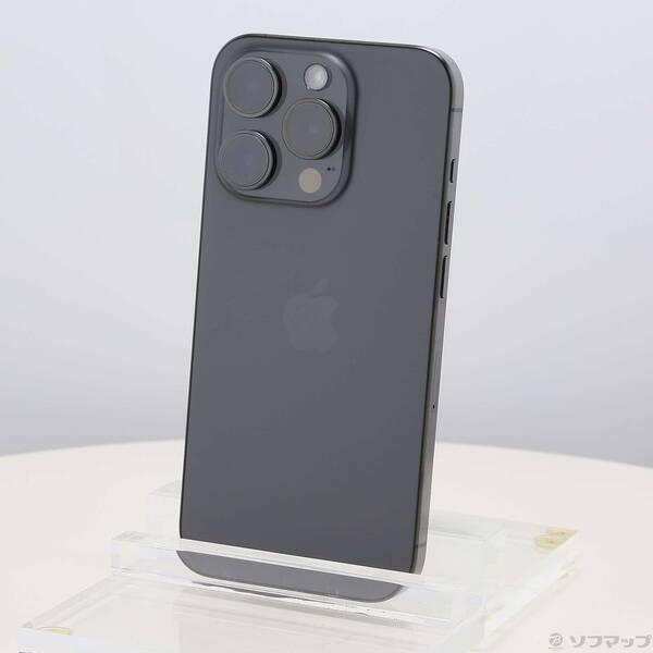 〔中古〕Apple(アップル) iPhone15 Pro 128GB ブラックチタニウム MTU73J／A SIMフリー〔377-ud〕 | 