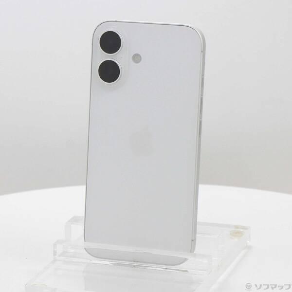 〔中古〕Apple(アップル) iPhone16 256GB ホワイト MYDX3J／A SIMフリー〔258-ud〕 | 