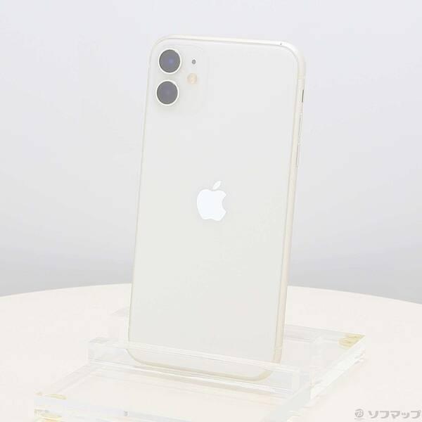 中古〕Apple(アップル) iPhone11 128GB ホワイト MWM22J／A SIMフリー