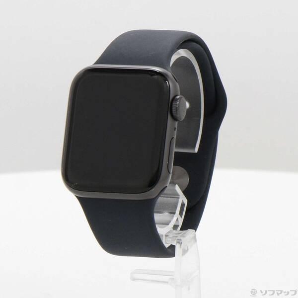 〔中古〕Apple(アップル) Apple Watch SE 第1世代 GPS 40mm スペースグレイアルミニウムケース ミッドナイトスポーツバンド〔198-ud〕 | 