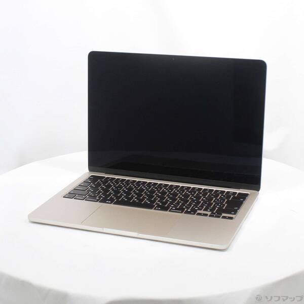 〔中古〕Apple(アップル) MacBook Air 13.6-inch Mid-2022 MLY13J／A Apple M2 8コアCPU_8コアGPU 8GB SSD256GB スターライト 〔26.3 Tahoe〕〔377-ud〕 | 