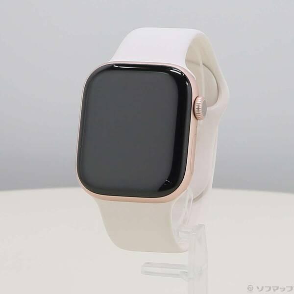 〔中古〕Apple(アップル) Apple Watch Series 11 GPS 42mm ローズゴールドアルミニウムケース ライトブラッシュスポーツバンド〔344-ud〕 | 
